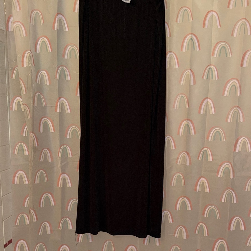 Chic Black A-Line Skirt